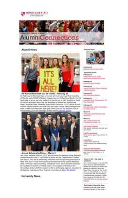 Alumni News University News