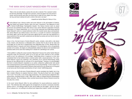 Venus in Fur Playbill