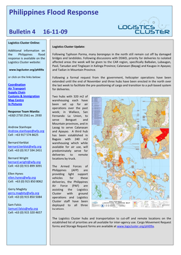 Philippines Flood Response