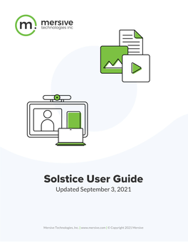 Mersive Solstice User Guide