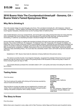 Download Tasting Notes