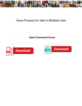 Horse Property for Sale in Bluffdale Utah