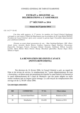 Conseil General De Tarn-Et-Garonne __