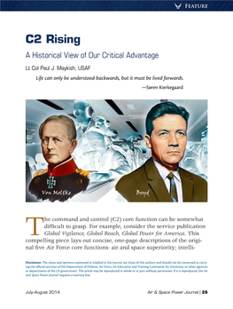 C2 Rising: a Historical View of Our Critical Advantage