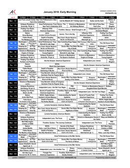 January 2018: Early Morning Alaskapublic.Org