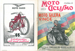 Motociclismo Settembre 1950