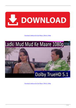 Download Ankhiyon Se Goli Maare 2 Movie 1080P