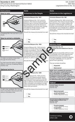 Sample Ballot