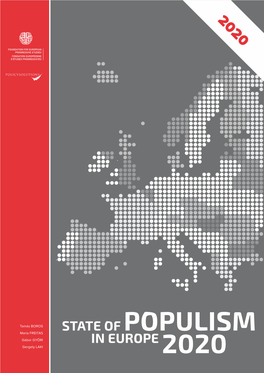 STATE of POPULISM in EUROPE 2020 Published By