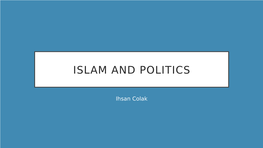 Islam and Politics