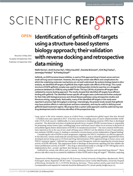 Identification of Gefitinib Off-Targets Using a Structure-Based Systems