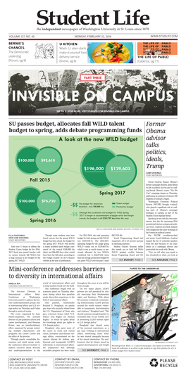 A Look at the New WILD Budget Advisor Talks Politics, $100,000 $92,610 Ideals, $196,000 $129,603 Trump SAM SEEKINGS STAFF REPORTER