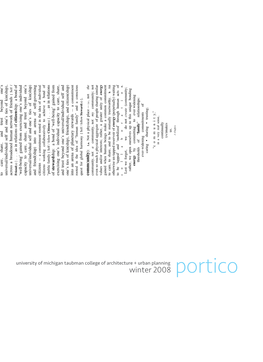 Portico Winter 2009, Vol 09-09, No. 2