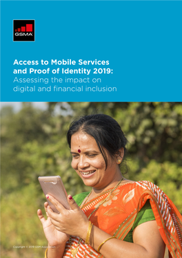 Access to Mobile Services and Proof of Identity 2019: Assessing the Impact on Digital and Financial Inclusion