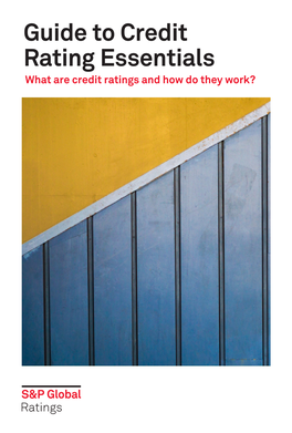 Guide to Credit Rating Essentials What Are Credit Ratings and How Do They Work? Guide to Credit Rating Essentials