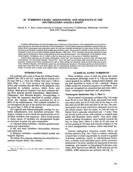 18. Turbidite Facies, Associations, and Sequences in the Southeastern Angola Basin1