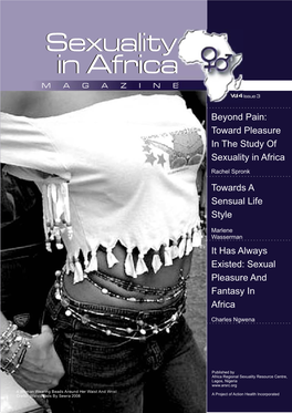 Sexualityinafrica Vol. 4 Issue3.Cdr