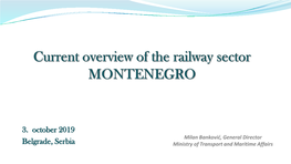 Combined Transport in Montenegro