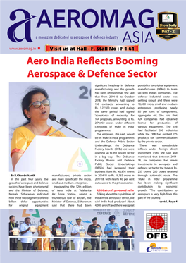 Aero India Reflects Booming Aerospace & Defence Sector