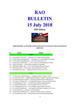 Bulletin 180715 (PDF Edition)
