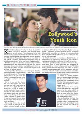 Karan Johar Bollywood's Youth Icon