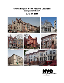 Crown Heights North Historic District II Designation Report