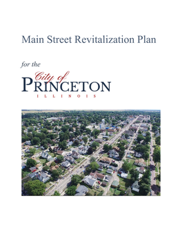 Main Street Revitalization Plan for The