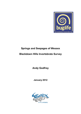 Blackdown Hills Invertebrate Survey Report