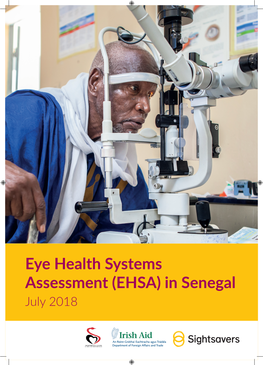 In Senegal July 2018 Acknowledgment TABLE of CONTENTS