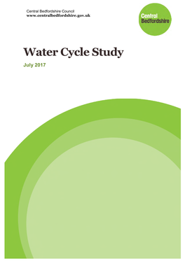 Water Cycle Study July 2017