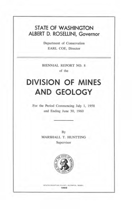 Division of Mines and Geology