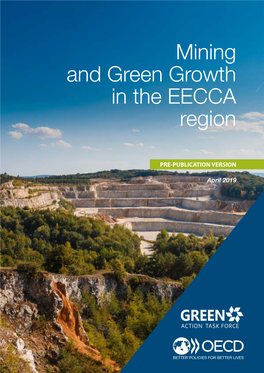 Mining and Green Growth in the Eecca Region Pre-Publication Version © Oecd 2019