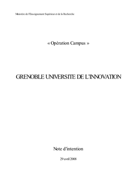 Grenoble Universite De L'innovation