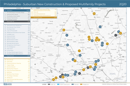 Suburban New Construction & Proposed Multifamily Projects 2Q20