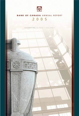 Bank of Canada Annual Report 2005