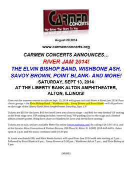 River Jam 2014!