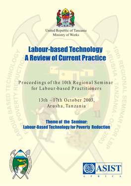 Labour-Based Technology a Review of Current Practice
