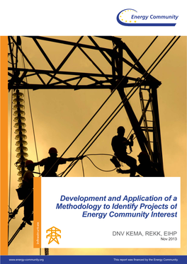 Development and Application of a Methodology to Identify Projects of Energy Community Interest