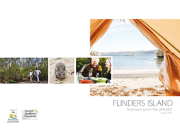 FLINDERS ISLAND Destination Action Plan 2018-2021 October 2018 Acknowledgements