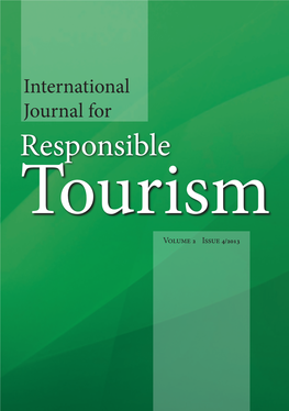 Responsible Tourism