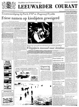 Leeuwarder Courant : Hoofdblad Van Friesland