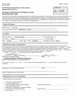 National Register Forms Template