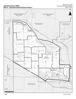 Abbotsford West (ABW) MAP A