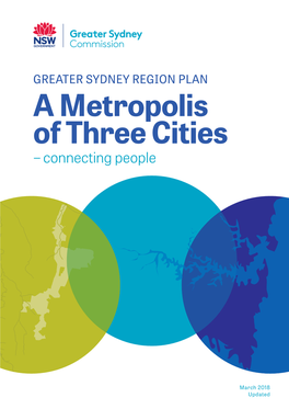 The Greater Sydney Region Plan – a Metropolis of Three Cities