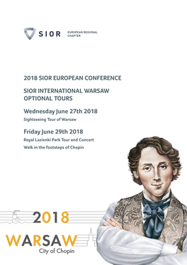 2018 Sior European Conference Sior