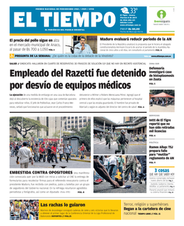 Empleado Del Razetti Fue Detenido Por Desvío De Equipos Médicos