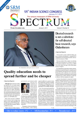Quality Education Needs to Spread Further and Be Cheaper