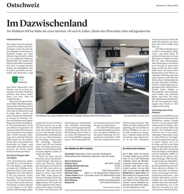 St.Galler Tagblatt, 25. Februar 2020