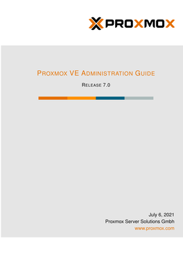 Proxmox VE Administration Guide Ii
