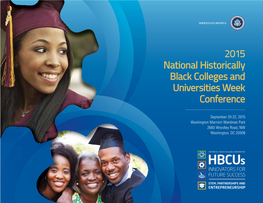 National Historically Black Colleges and Universities Week Conference